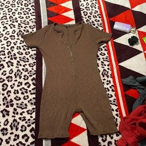 Biker short romper